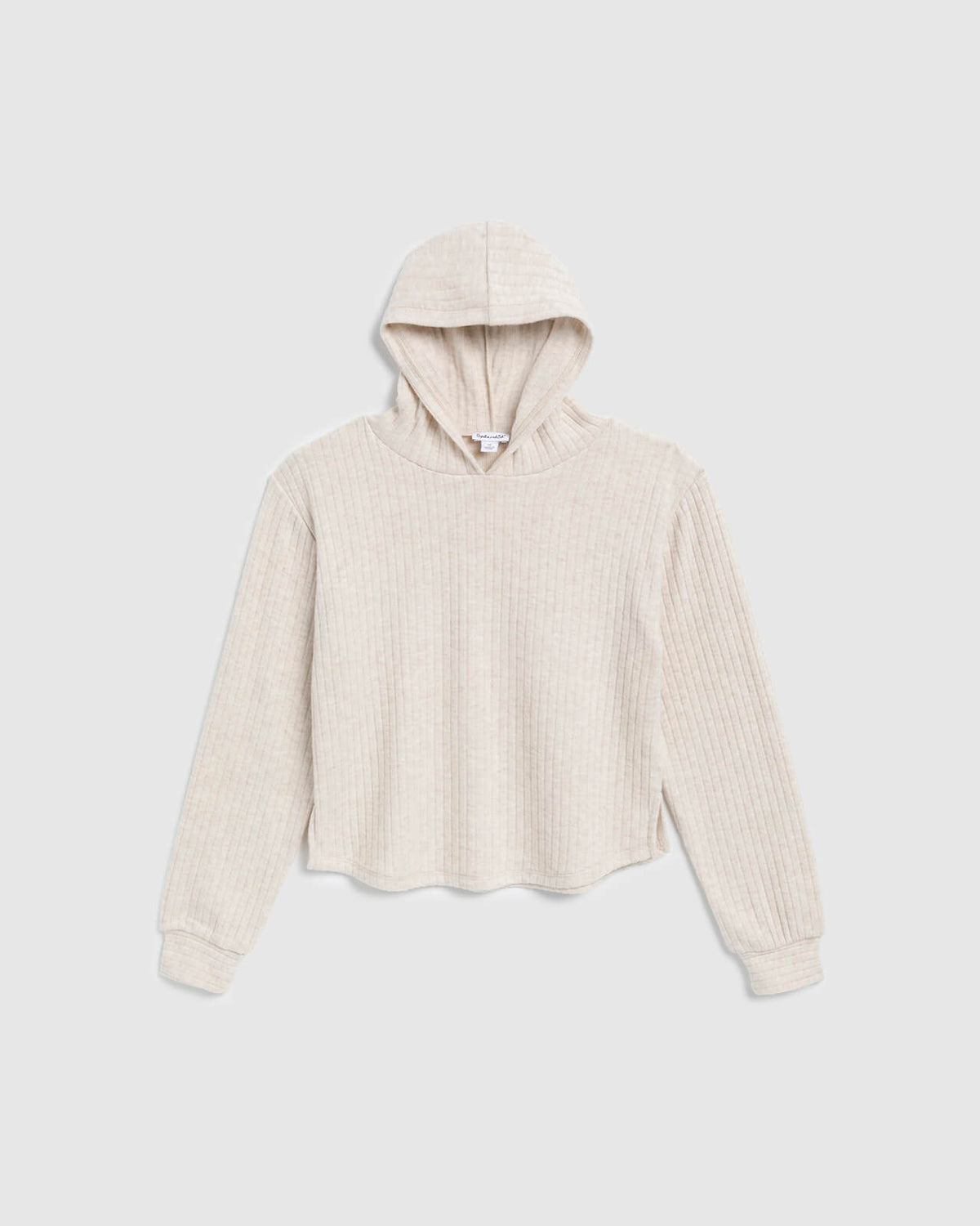 Girls Lounge Girl Hoodie - Oat Heather