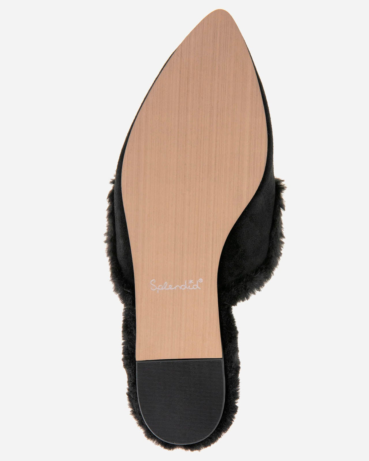 Liza Sherpa Mule in Black - Black