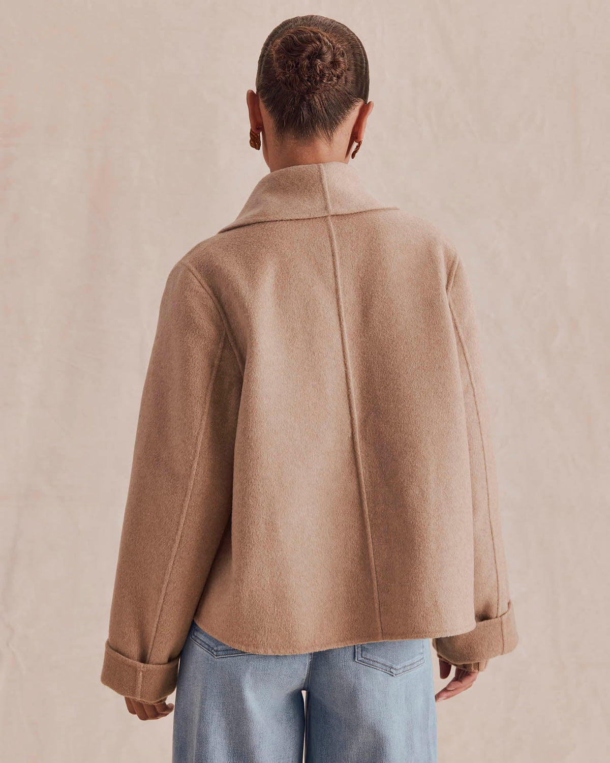 Splendid x @Cellajaneblog Crop Icon Coat - Praline