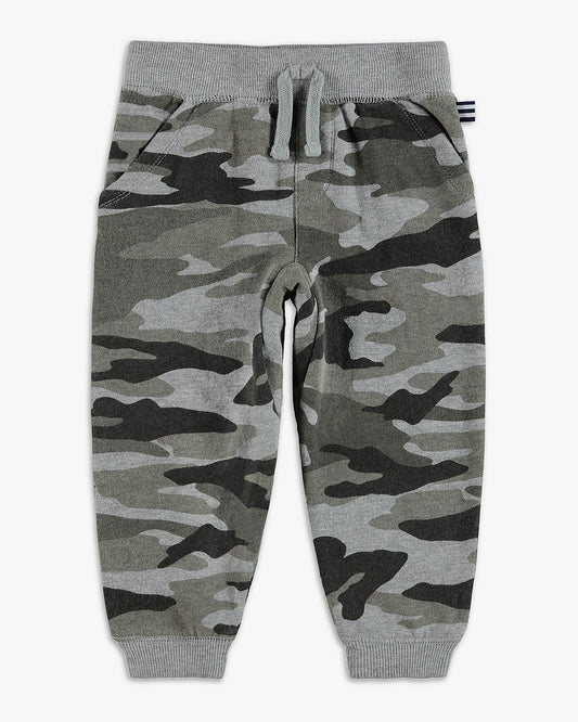 Infant Boys Camo Jogger - Charcoal Heather