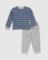 Heather Grey Stripe