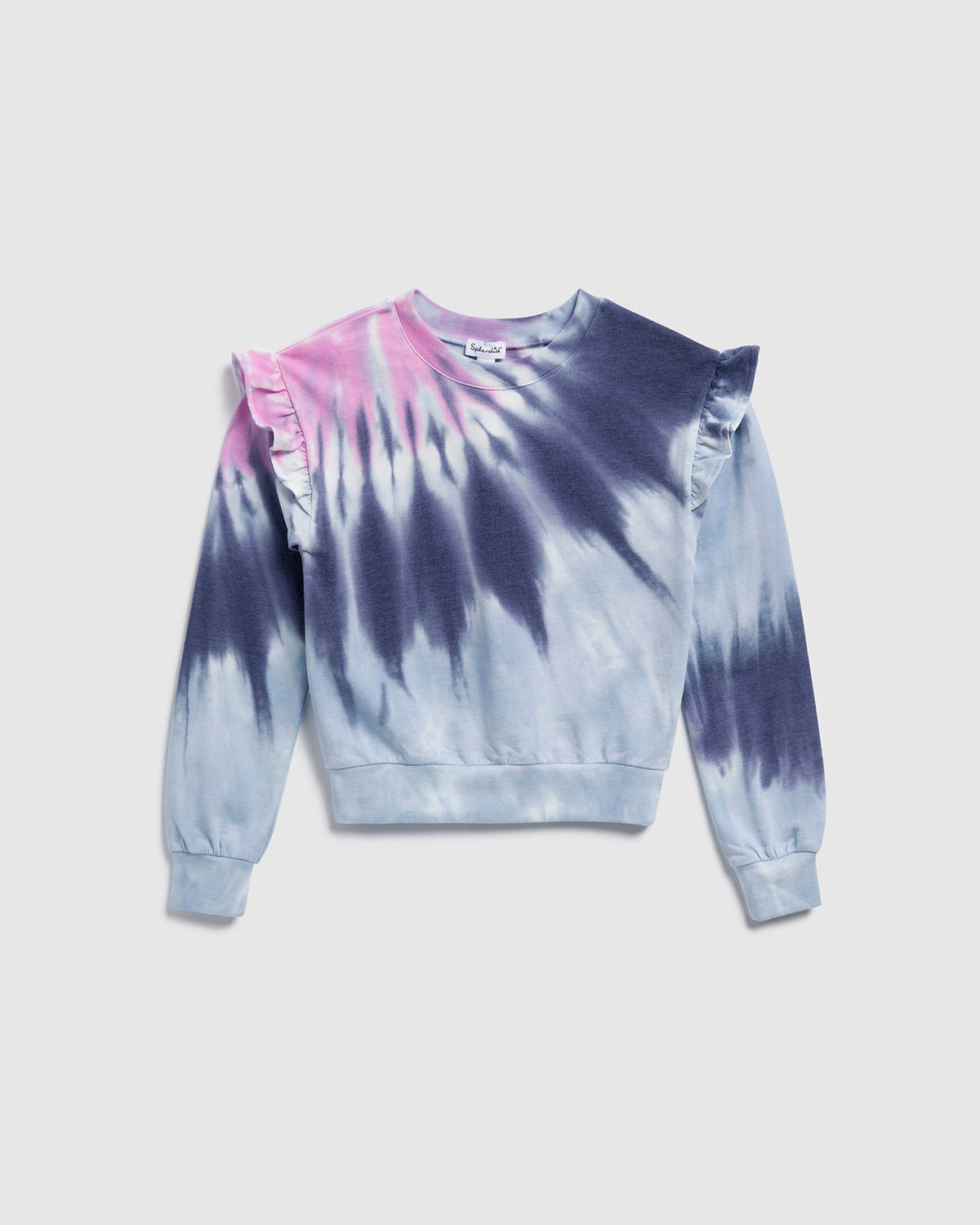 Girls Tie Dye Sweatshirt - Blooming Tie Dye