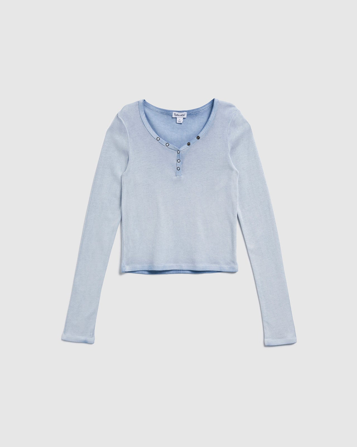 Girls Long Sleeve Vintage Henley