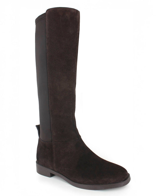 Marise Tall Suede Boot in Spice - Spice
