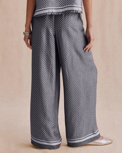 Valerie Pleated Print Pant