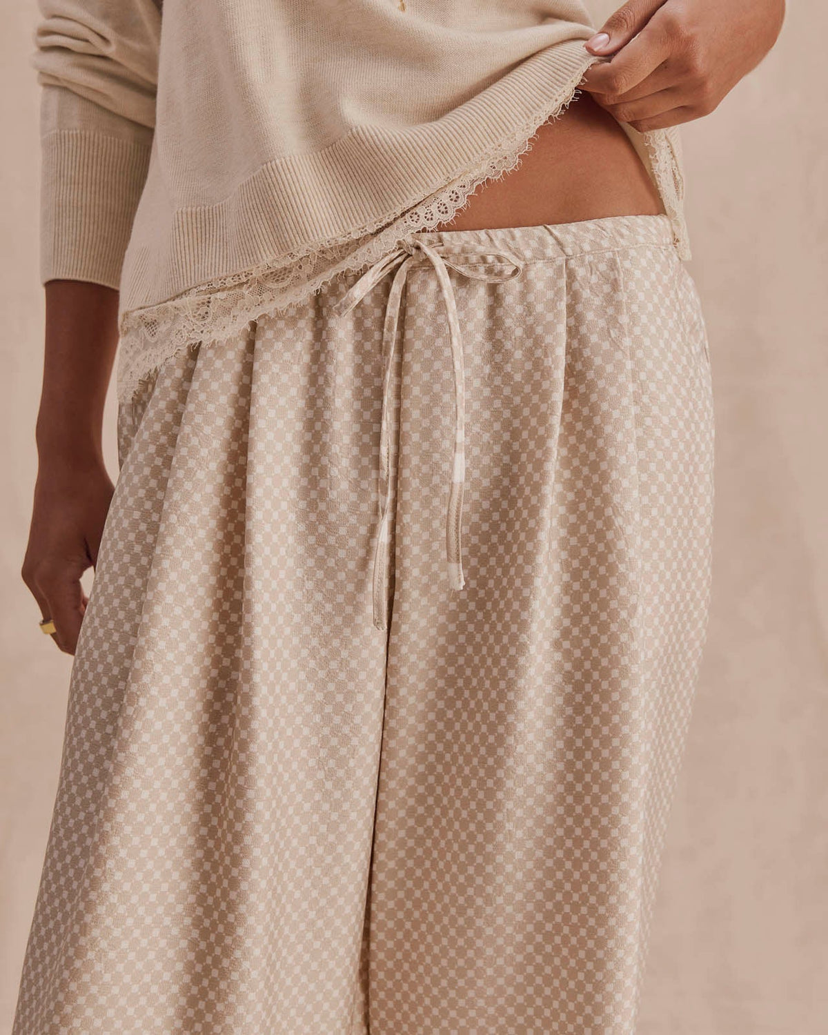 Valerie Pleated Print Pant