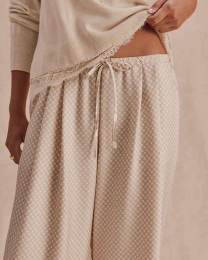 Valerie Pleated Print Pant