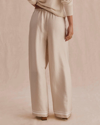 Valerie Pleated Print Pant