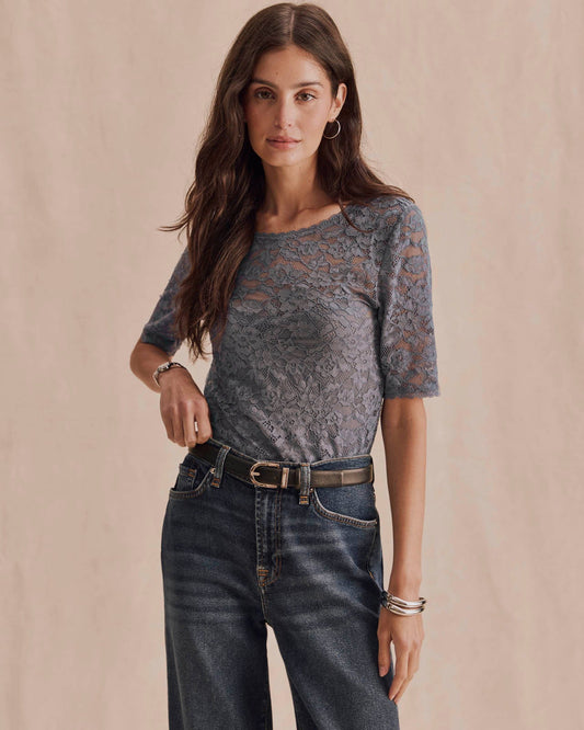 Skyler Stretch Lace Top