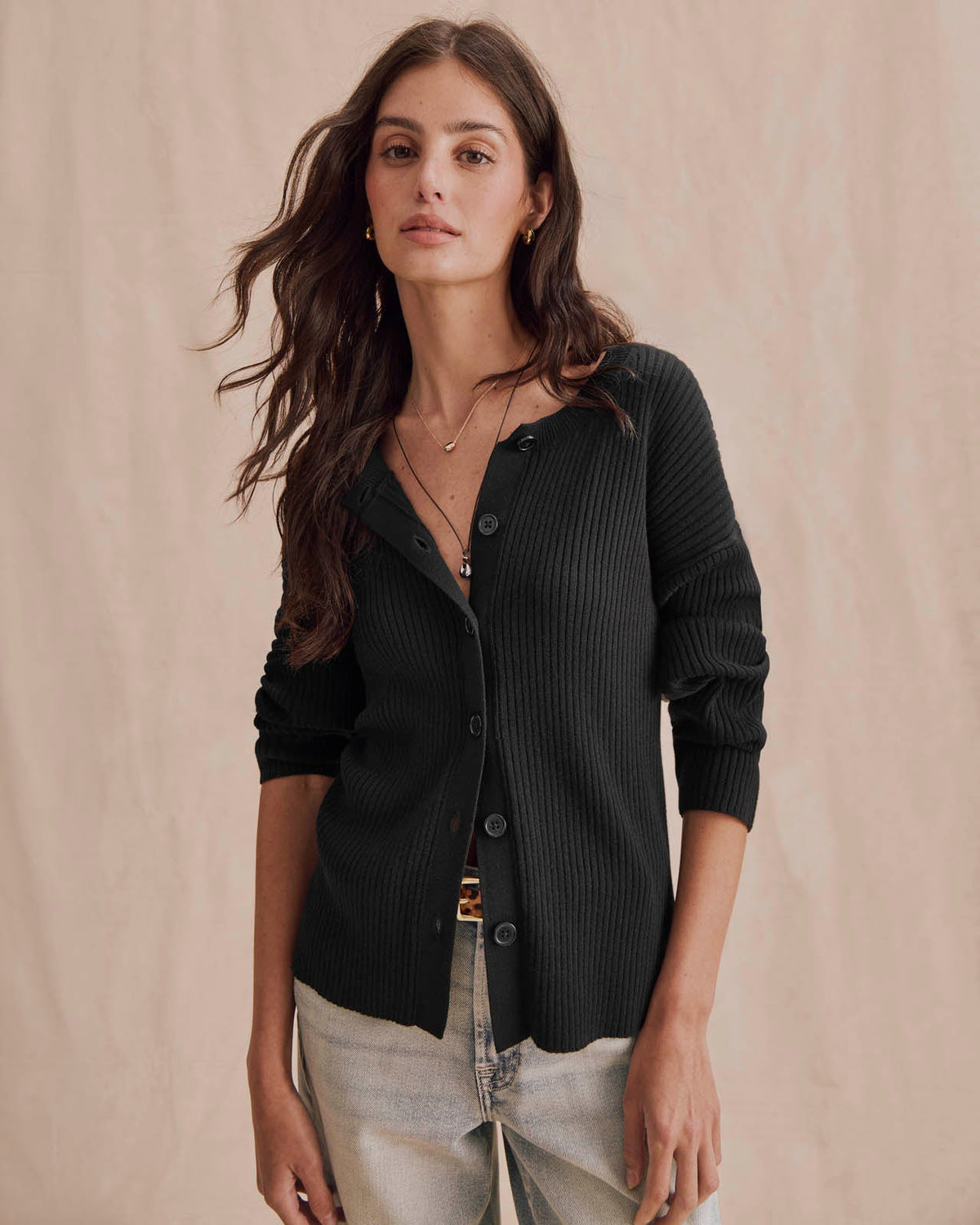 Georgie Rib Cardigan