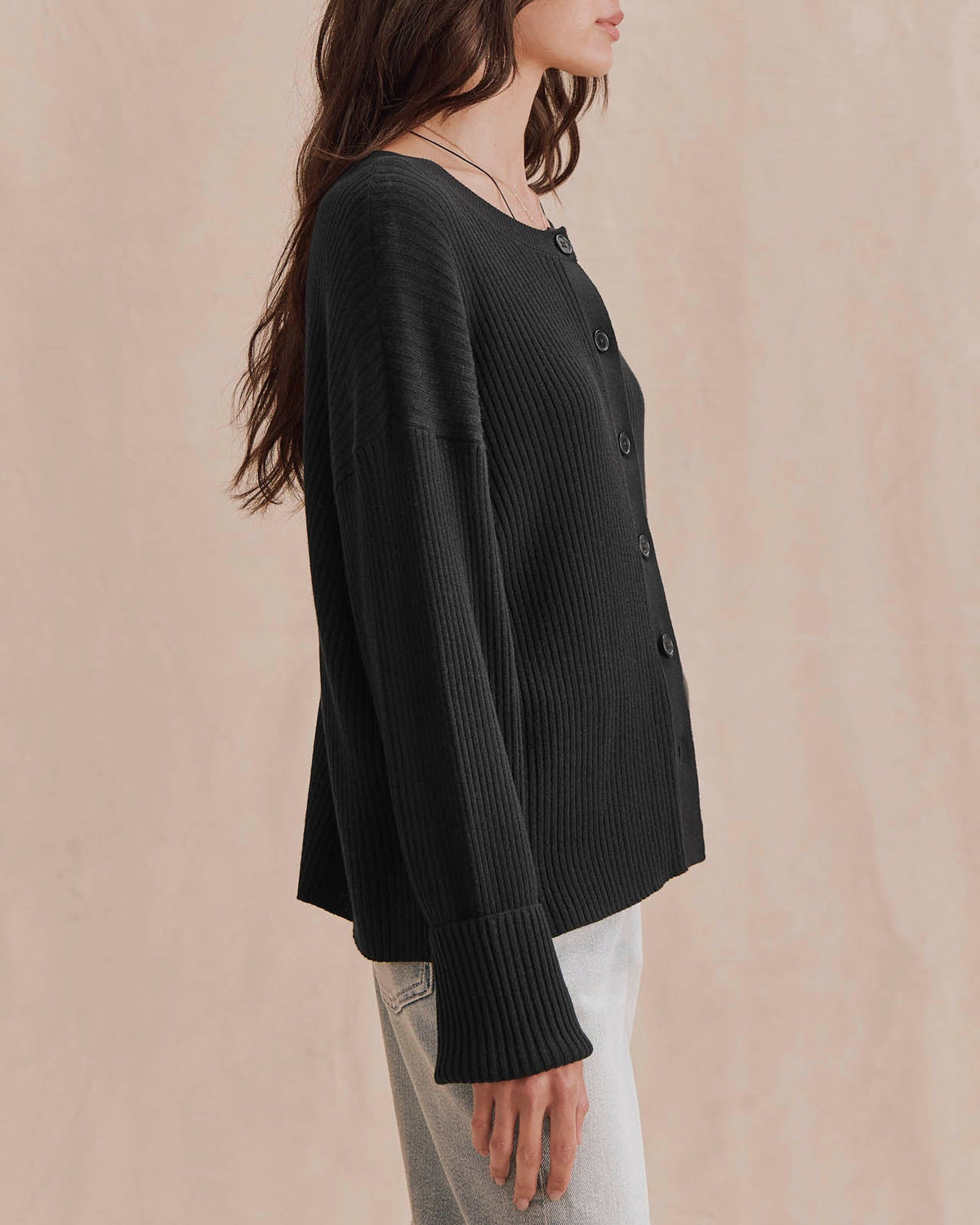 Georgie Rib Cardigan