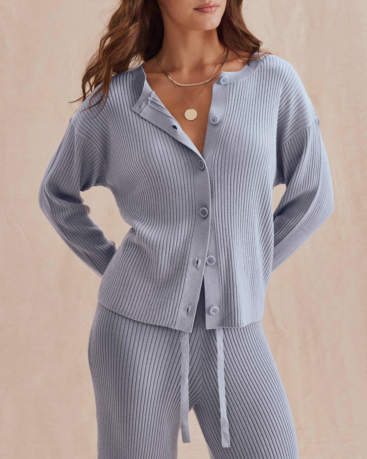Georgie Rib Cardigan