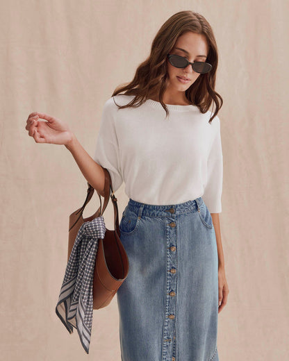 Georgie Short Sleeve Sweater
