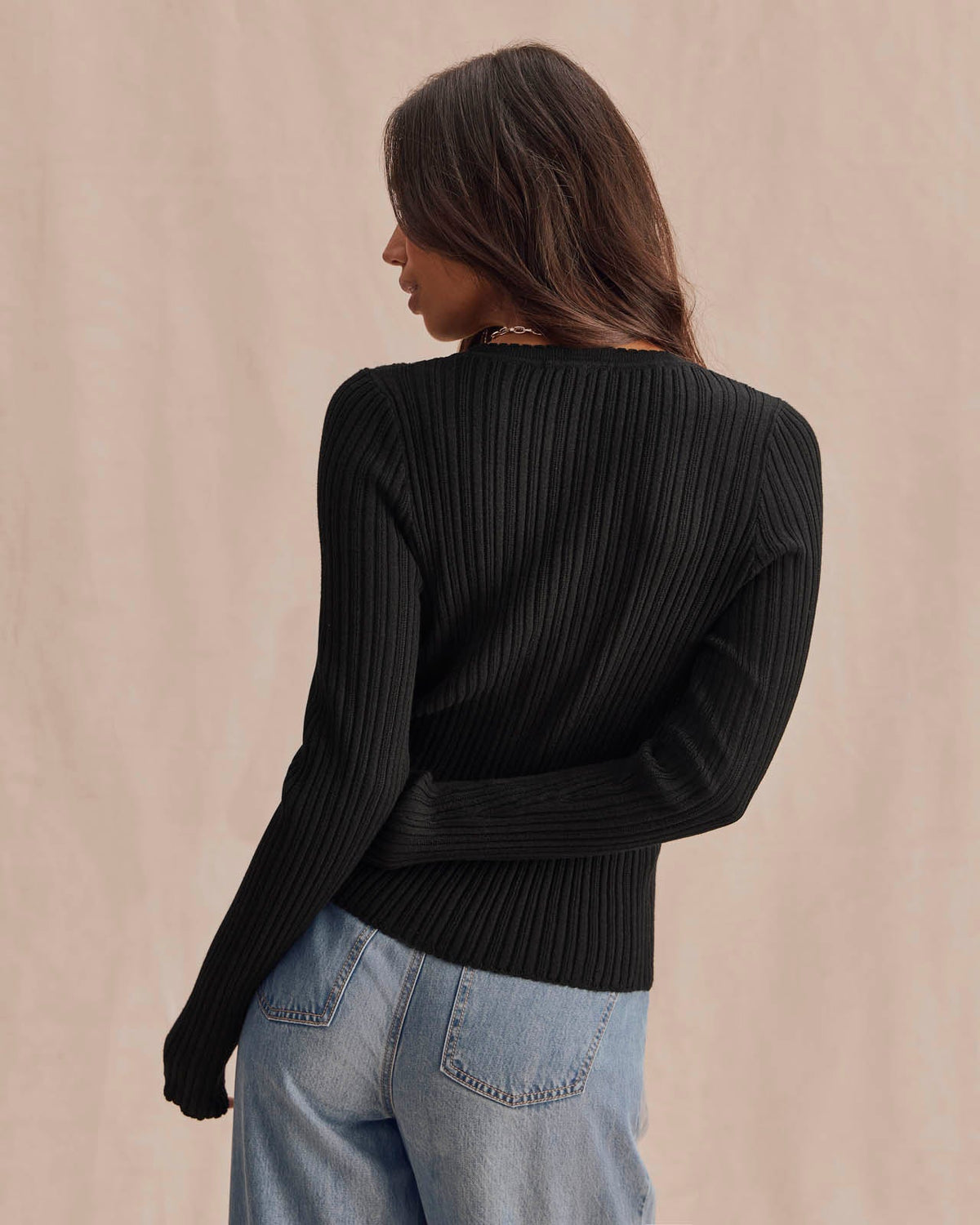 Georgie Pointelle Sweater