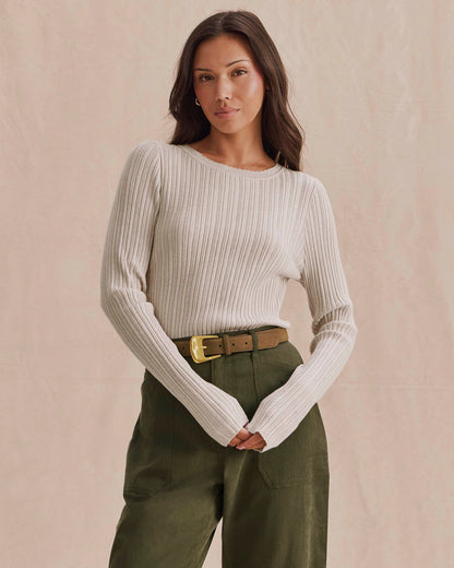 Georgie Pointelle Sweater