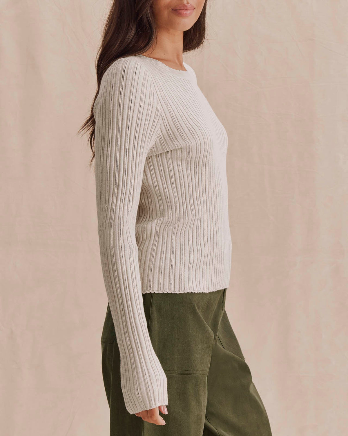 Georgie Pointelle Sweater