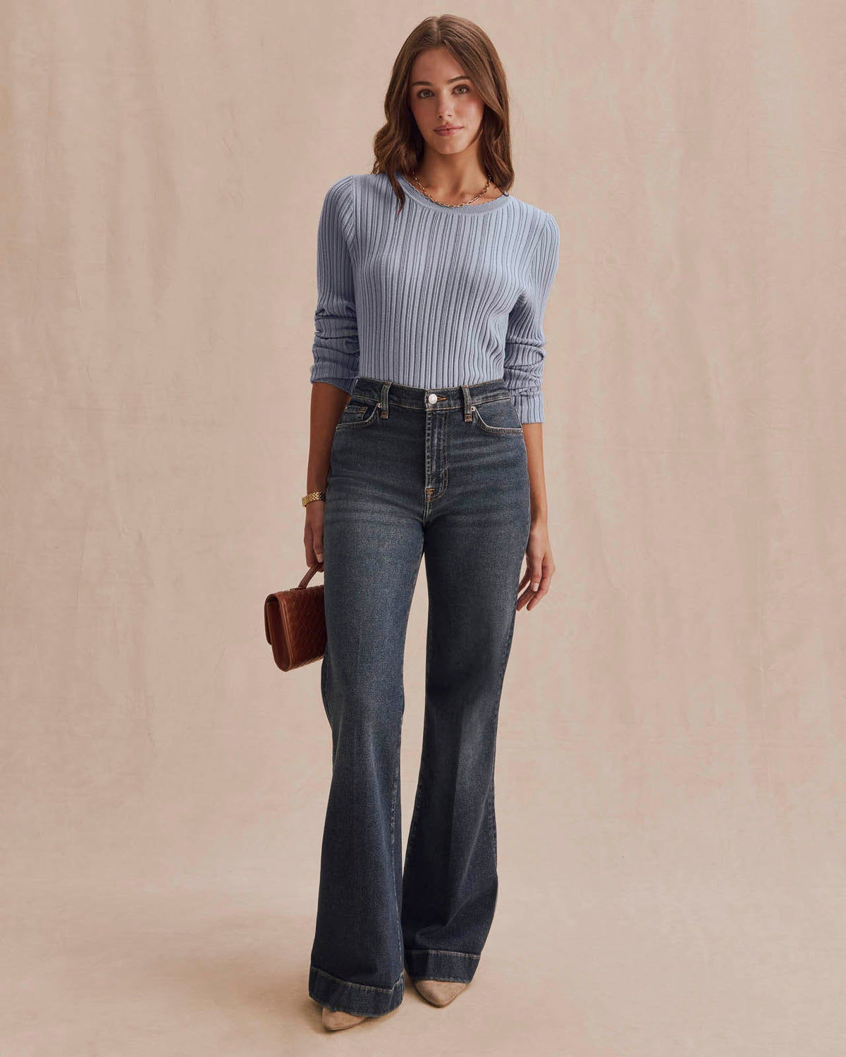 Georgie Pointelle Sweater