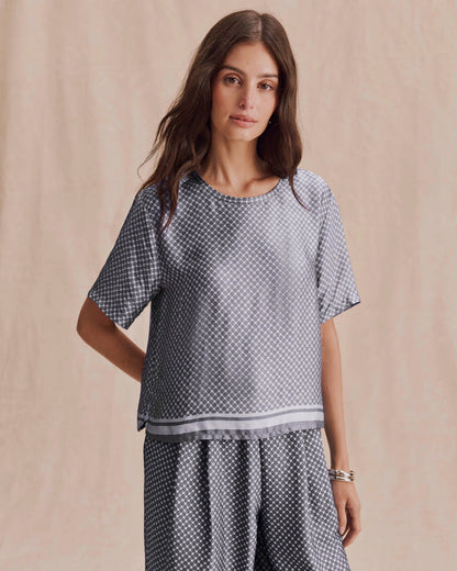 Violet Short Sleeve Top