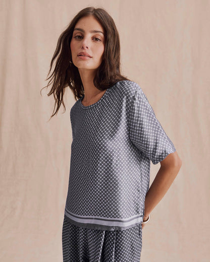 Violet Short Sleeve Top