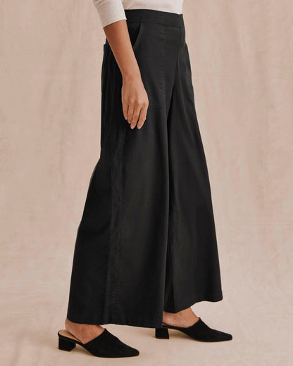 Angie Texture Slub Pant