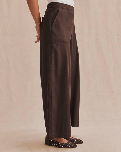 Angie Texture Slub Pant