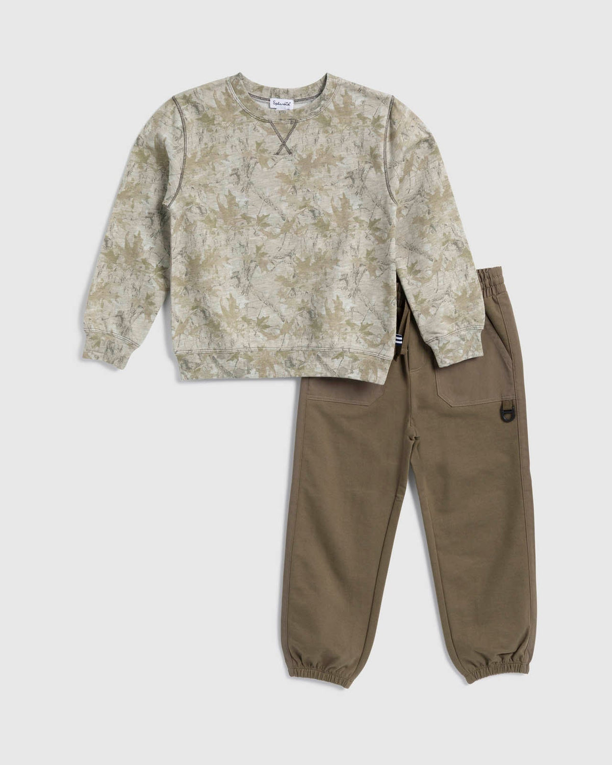 Toddler Boy Camper Sweatshirt Set - Camper Print