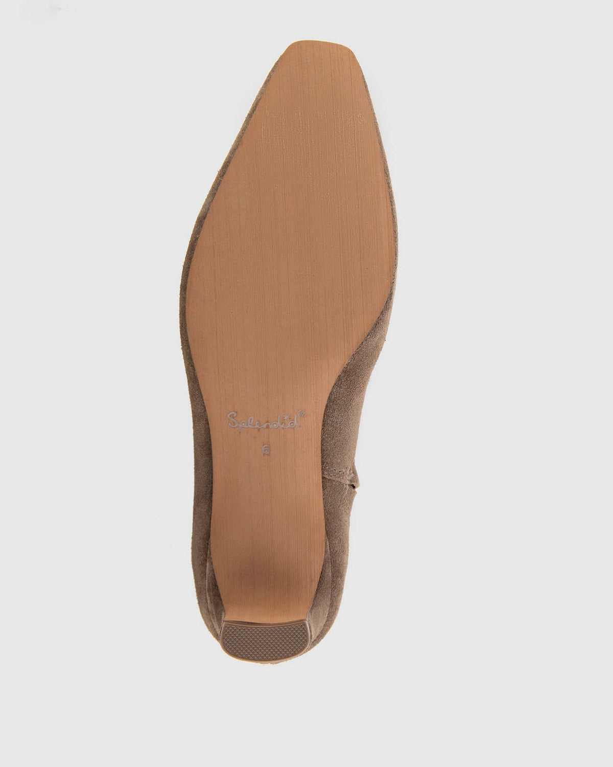 July Suede Bootie in Taupe Grey - Taupe Grey