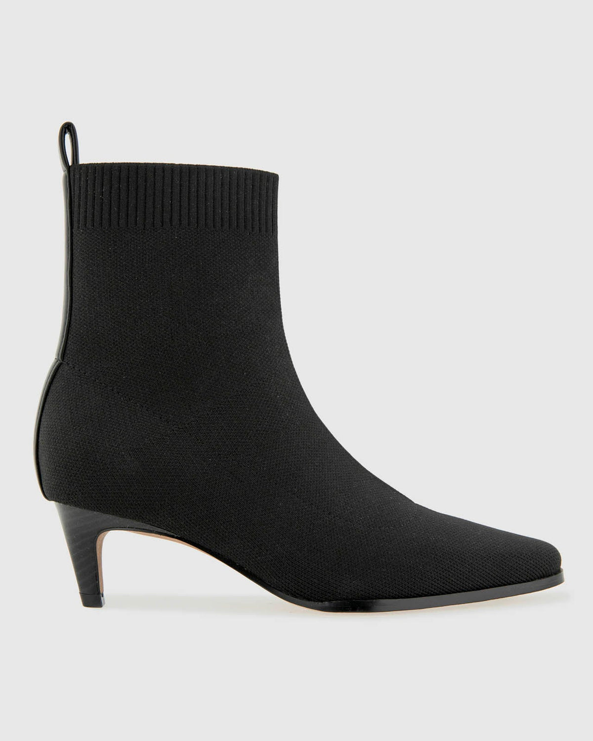 July Knit Bootie in Black - Black