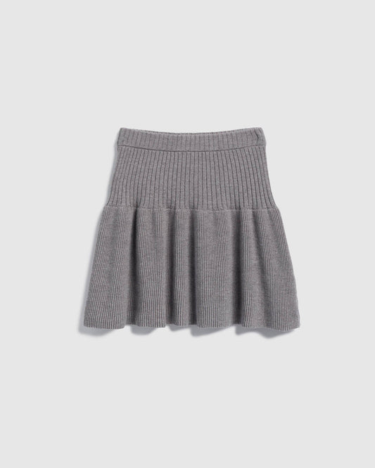 Girl Georgina Sweater Skirt - Heather Grey