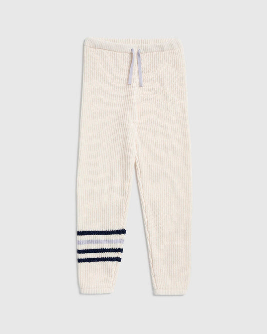 Girls Chenille Stripe Sweater Pant - Cosmic Sky Multi Stripe