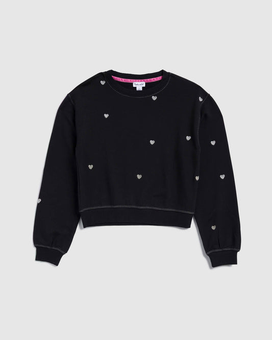 Girl Little Love Sweatshirt - Black
