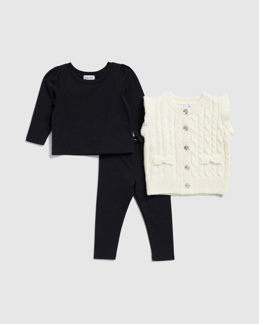 Infant Girl Little Lady 3-Piece Set - Sugar