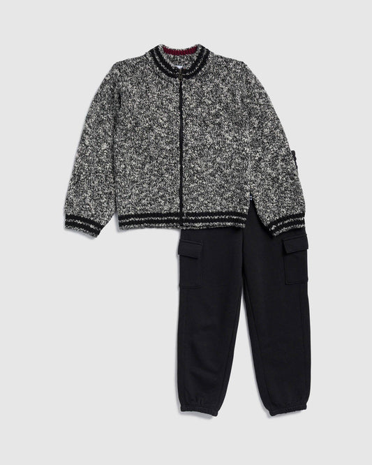 Toddler Boy Apex Cargo Jogger Set - Black Marl