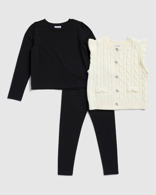Toddler Girl Little Lady 3-Piece Set - Sugar