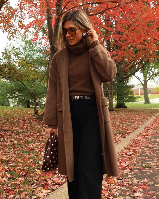 Splendid x @Cellajaneblog Icon Coat - Truffle