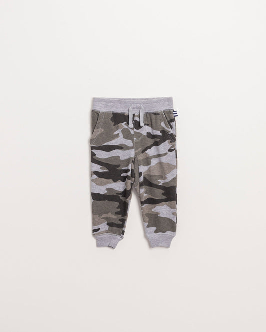 Little Boy Camo Jogger - Charcoal Heather