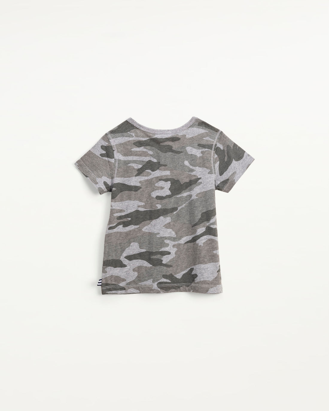 Toddler Boy Camo Tee - Light Charcoal Heather
