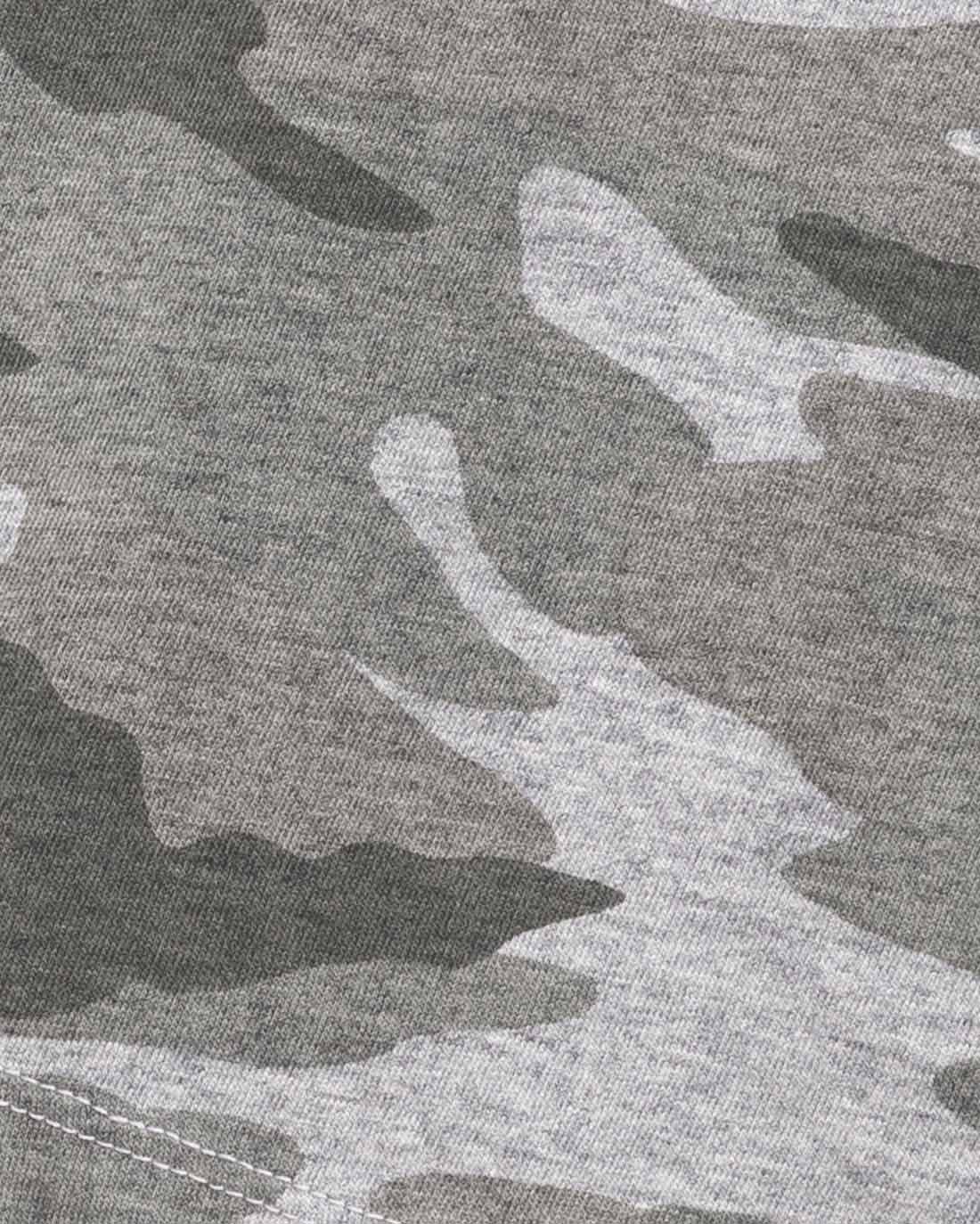 Toddler Boy Camo Tee - Light Charcoal Heather