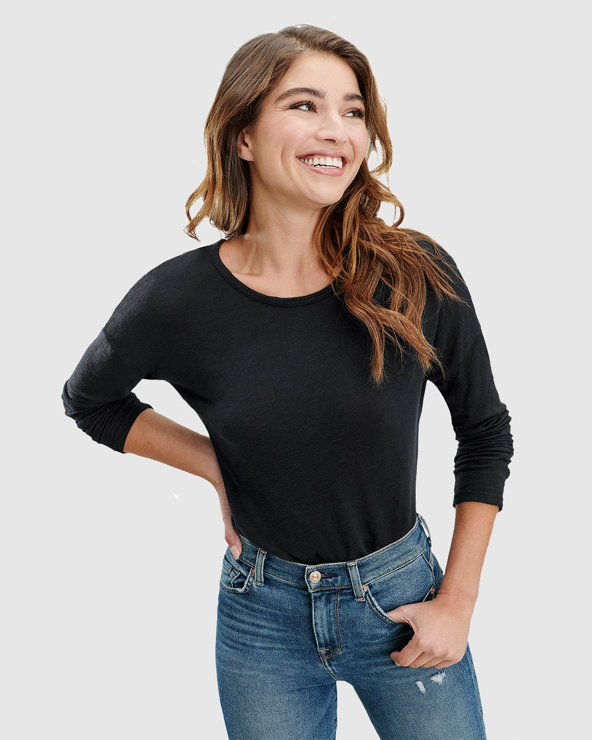 Zander Slub Long Sleeve Tee
