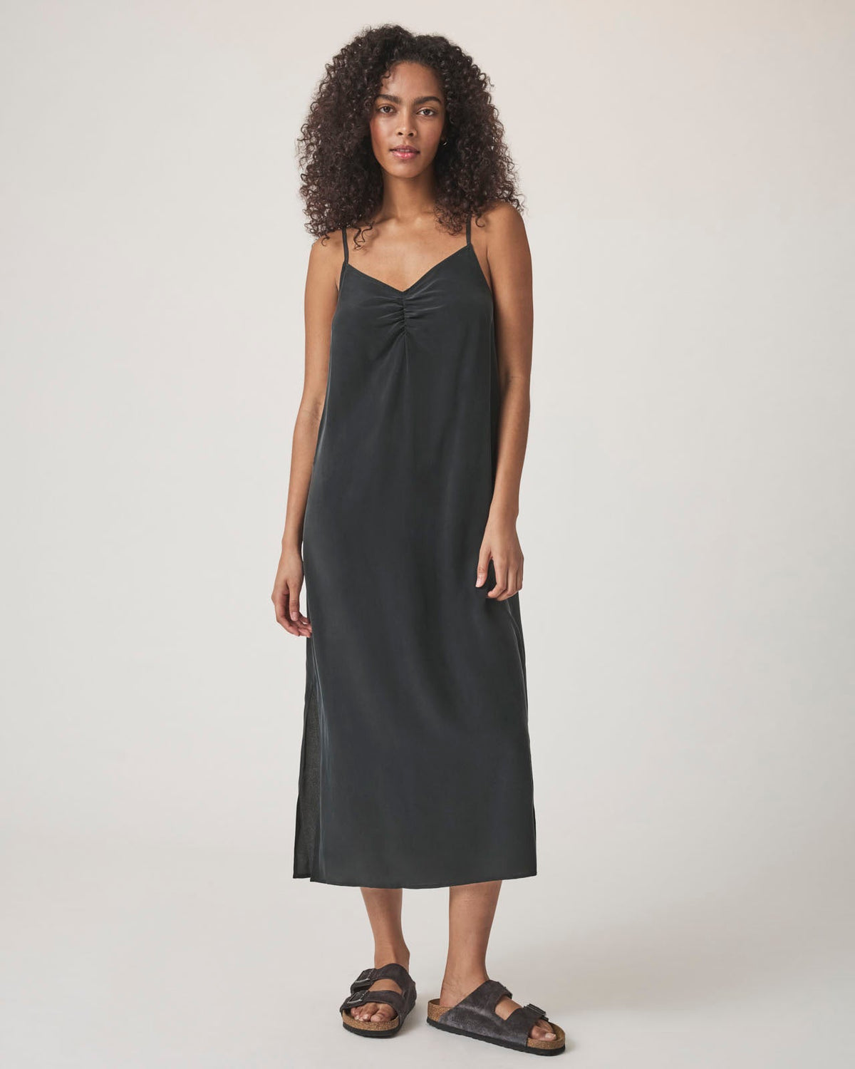 Merrick Silk Dress - Black
