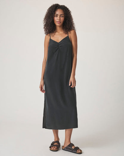 Merrick Silk Dress - Black