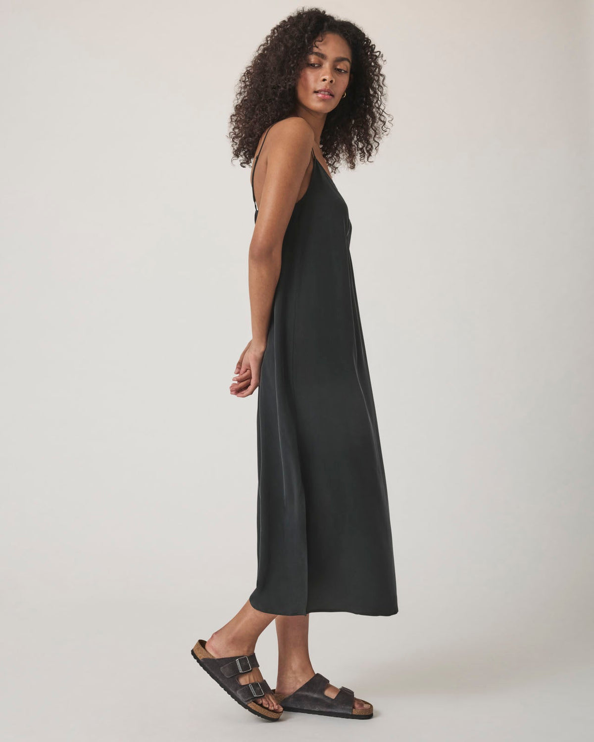Merrick Silk Dress - Black