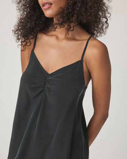 Merrick Silk Dress - Black