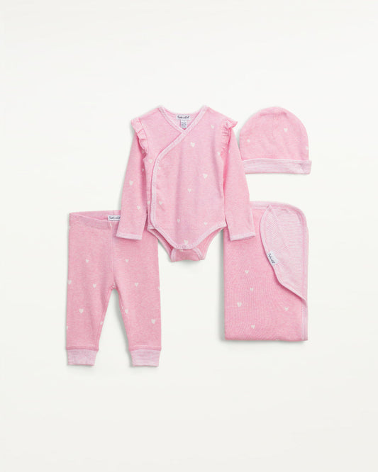 Baby Heart Take Me Home Bundle - Light Pink Heather