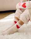 Oat Heather/Multi Heart