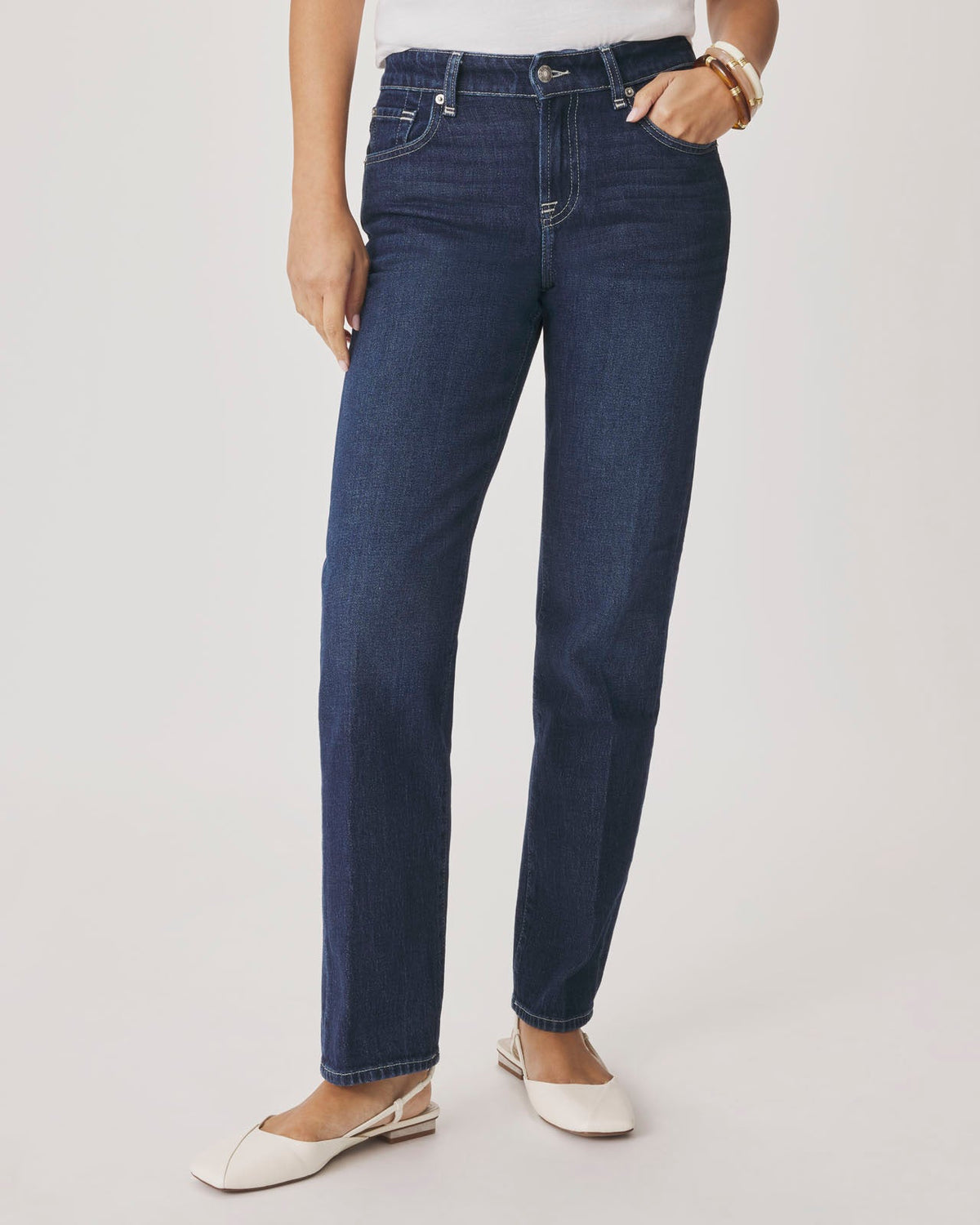 Alie Straight Leg Jean in Dark Wash - Oceanwood