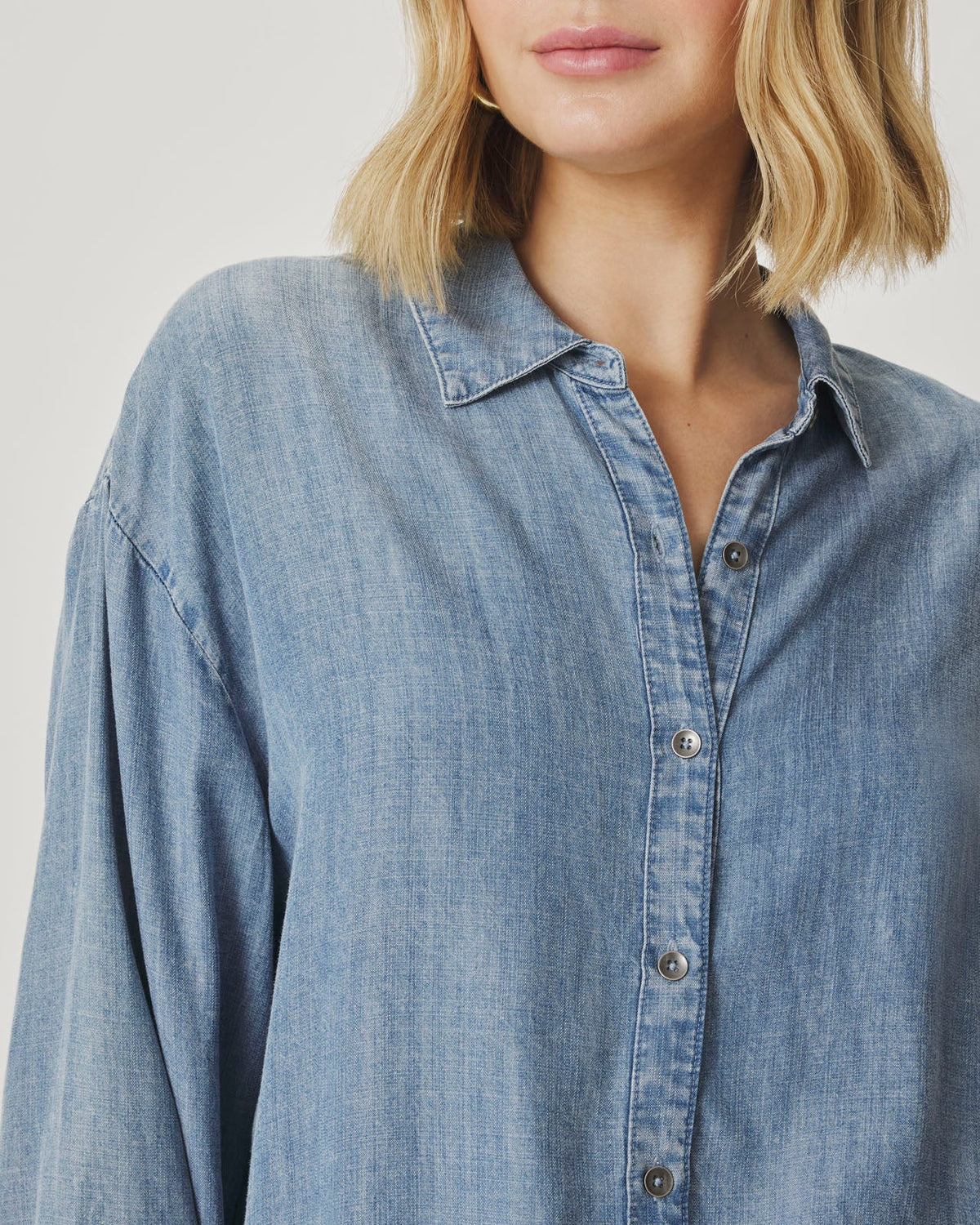 Indigo Button Down - Indigo