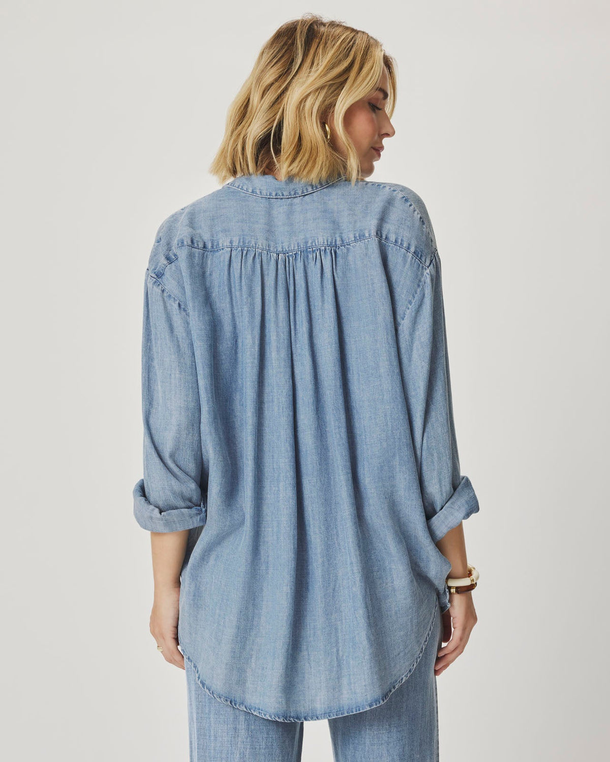 Indigo Button Down - Indigo