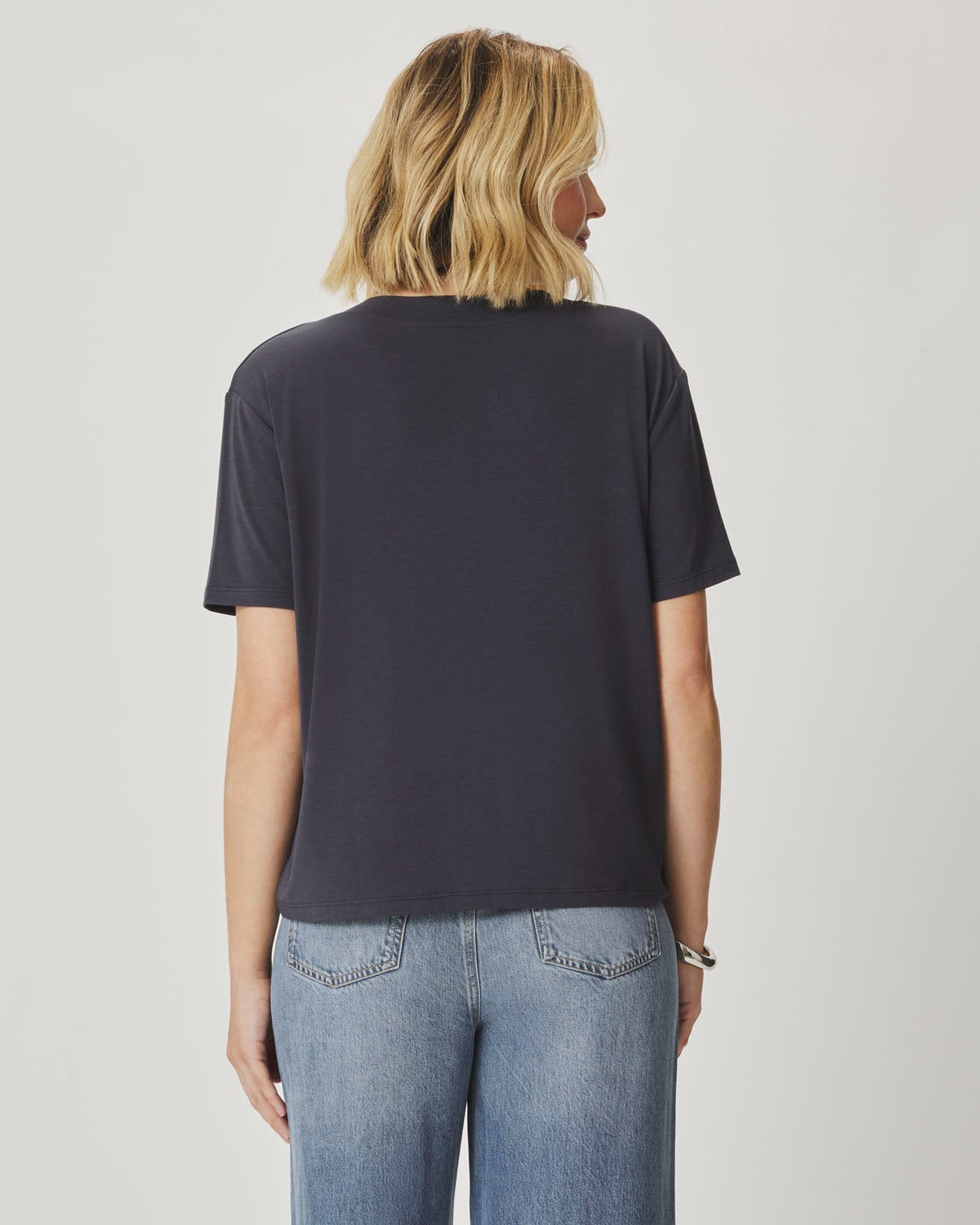 Kacey Bamboo Blend V-Neck Tee