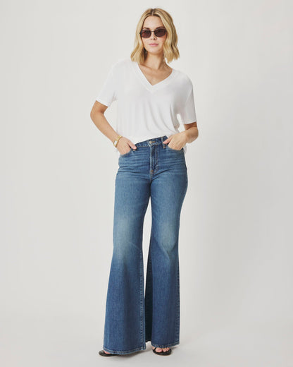 Kacey Bamboo Blend V-Neck Tee